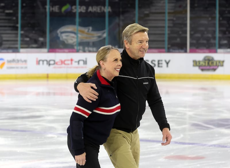 Torvill and Dean visit Belfast on Thursday.
PICTURE COLM LENAGHAN