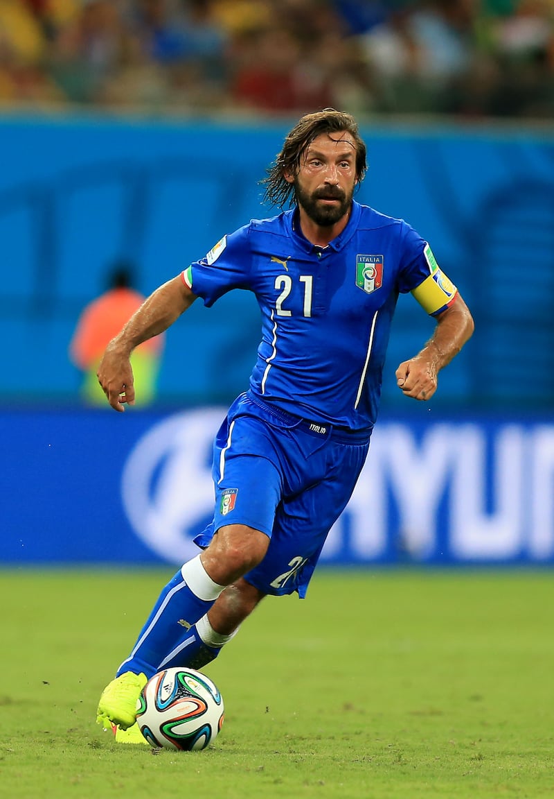 Newcastle midfielder Sandro Tonali has been compared favourably to compatriot Andrea Pirlo (pictured)