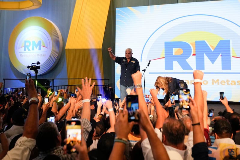 Presidential candidate Jose Raul Mulino (Matias Delacroix/AP)