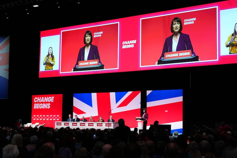 Rachel Reeves was speaking during the Labour Party Conference in Liverpool