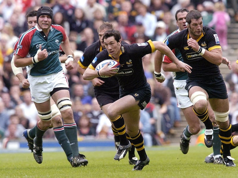 Steve Borthwick has paid tribute to former Wasps and England star Tom Voyce, pictured