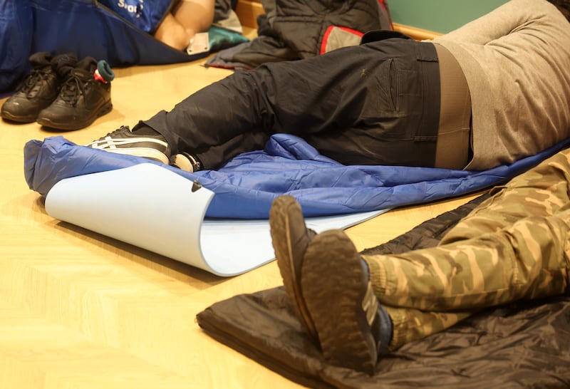 St Marys Church opens its doors to the homeless as temperatures drop below zero. Welcome Centre homeless PICTURE: MAL MCCANN