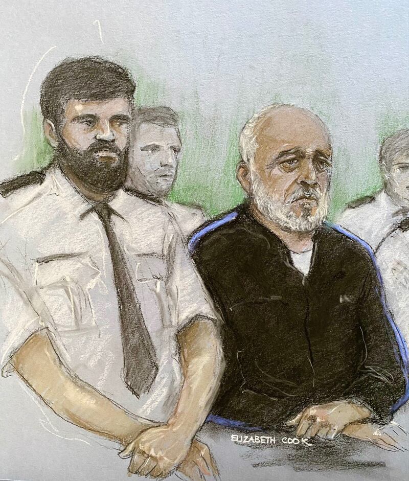 Piran Ditta Khan, right, was appearing at Leeds Crown Court