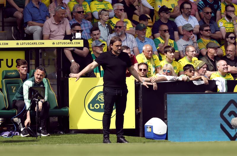 Leeds boss Daniel Farke enjoyed a successful spell at Norwich, twice guiding the club to promotion