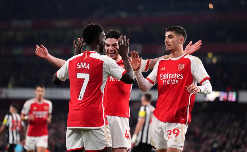 Arsenal have won all six of their Premier League fixtures in 2024