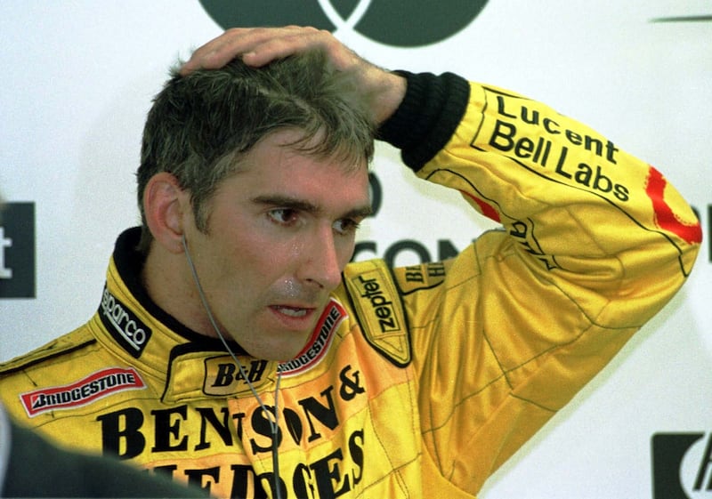 Damon Hill, the 1996 world champion, ended his F1 career at Jordan