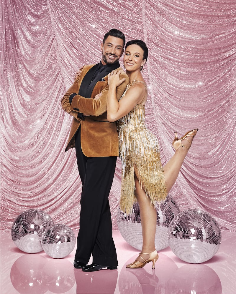 Giovanni Pernice and Amanda Abbington in 2023