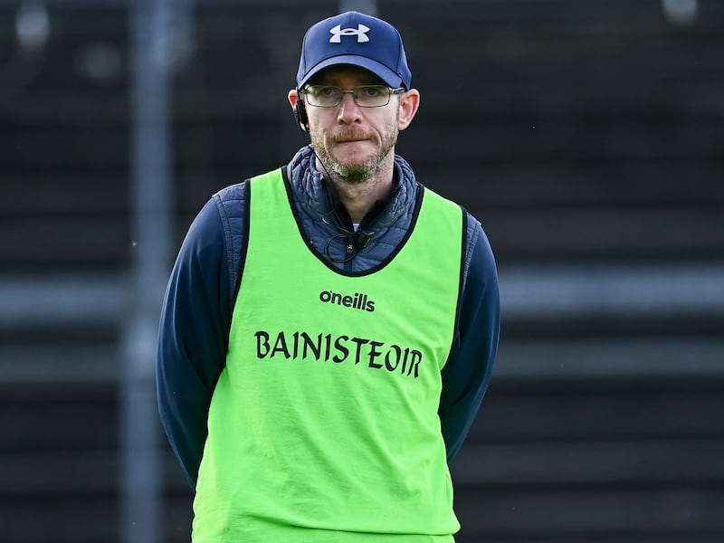 Corofin manager Kevin Johnson before the Galway County Senior Club Football Championship final match between Corofin and Moycullen at Pearse Stadium in Galway. Photo by Harry Murphy / Sportsfile