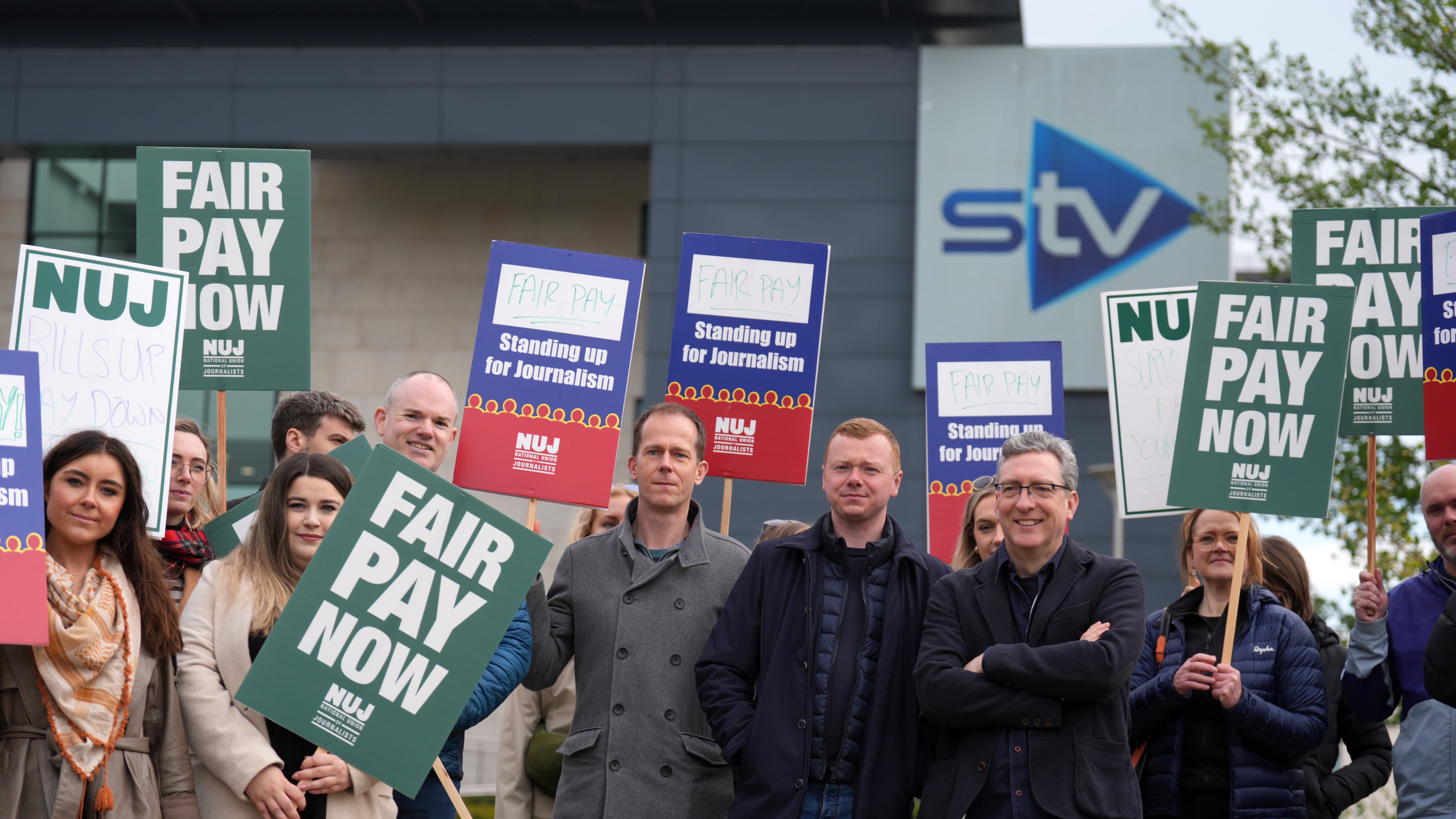 STV newsroom staff are on strike