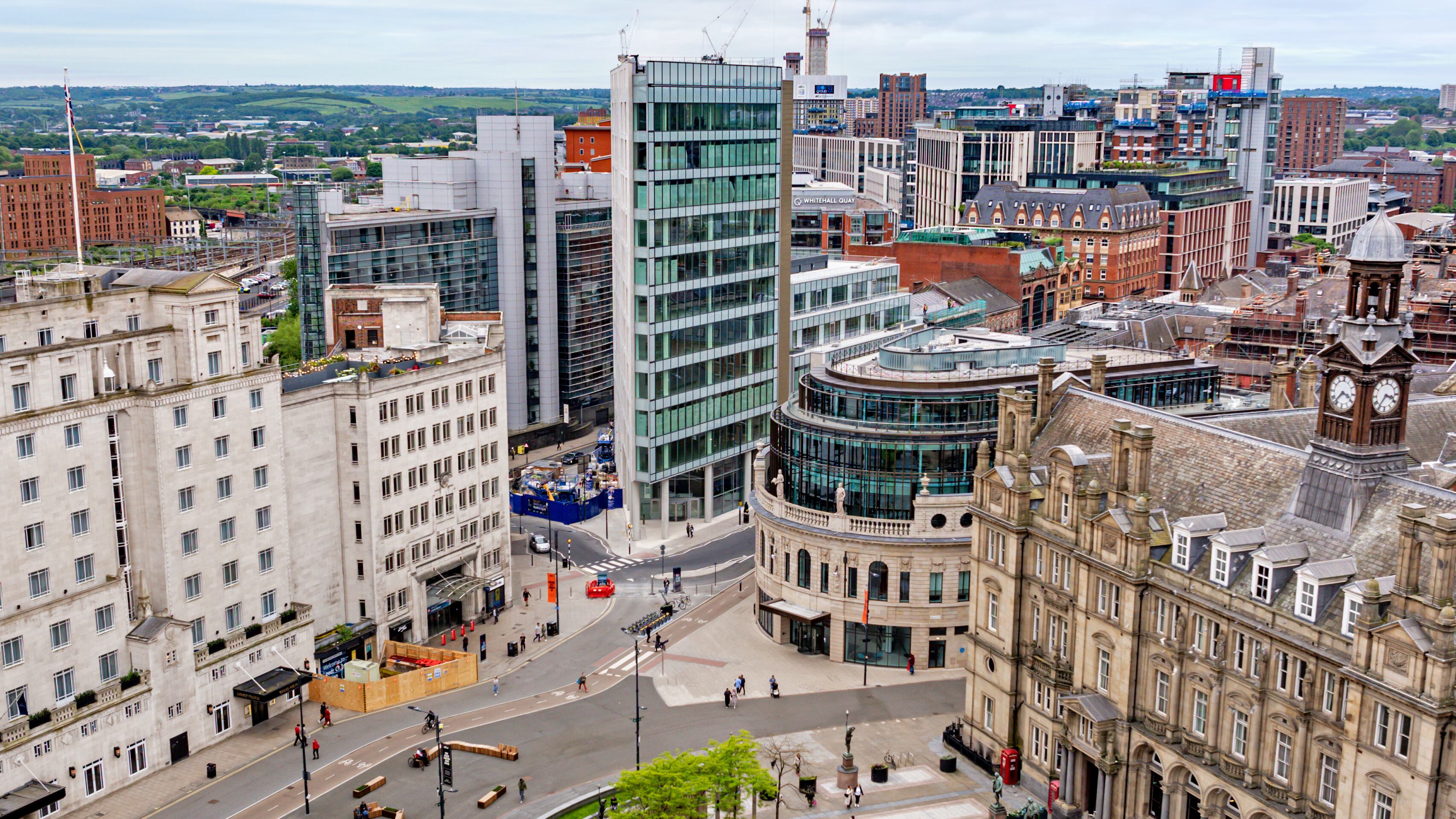 The 12 storey City Square House is located close to Leeds’ main rail station.