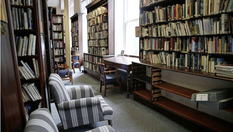 Linen Hall Library will host the event on Saturday. Picture by Hugh Russell 