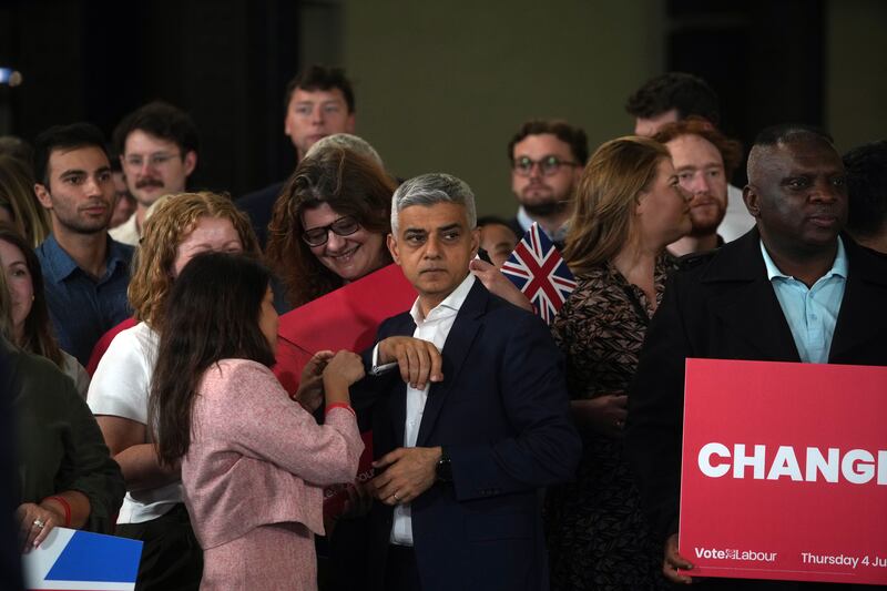 Sadiq Khan was returned as mayor of London this year