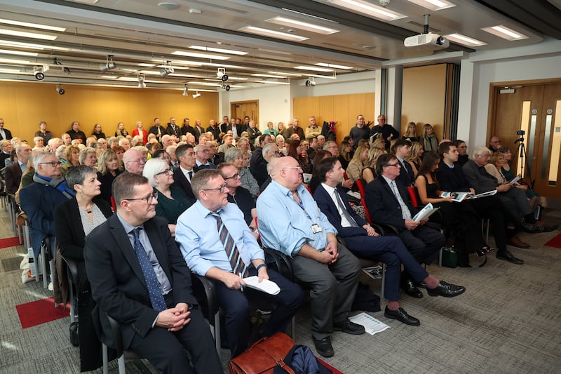 The launch of the Eamon Phoenix Foundation and website  at the Public Records Office in Belfast PICTURE: MAL MCCANN