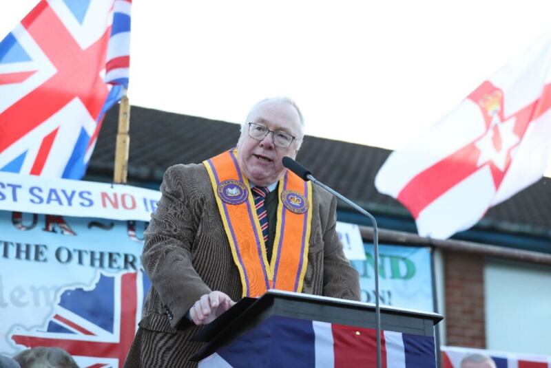 Orange Order grand secretary Mervyn Gibson  