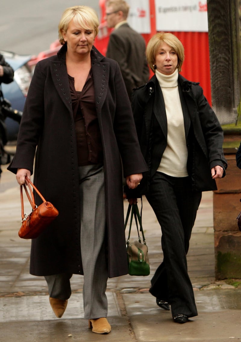 Coronation Street actresses Sue Cleaver (left) and Helen Worth