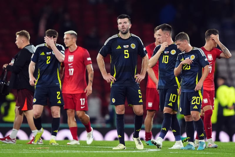 Scotland were beaten at home by Poland in their Nations League opener .