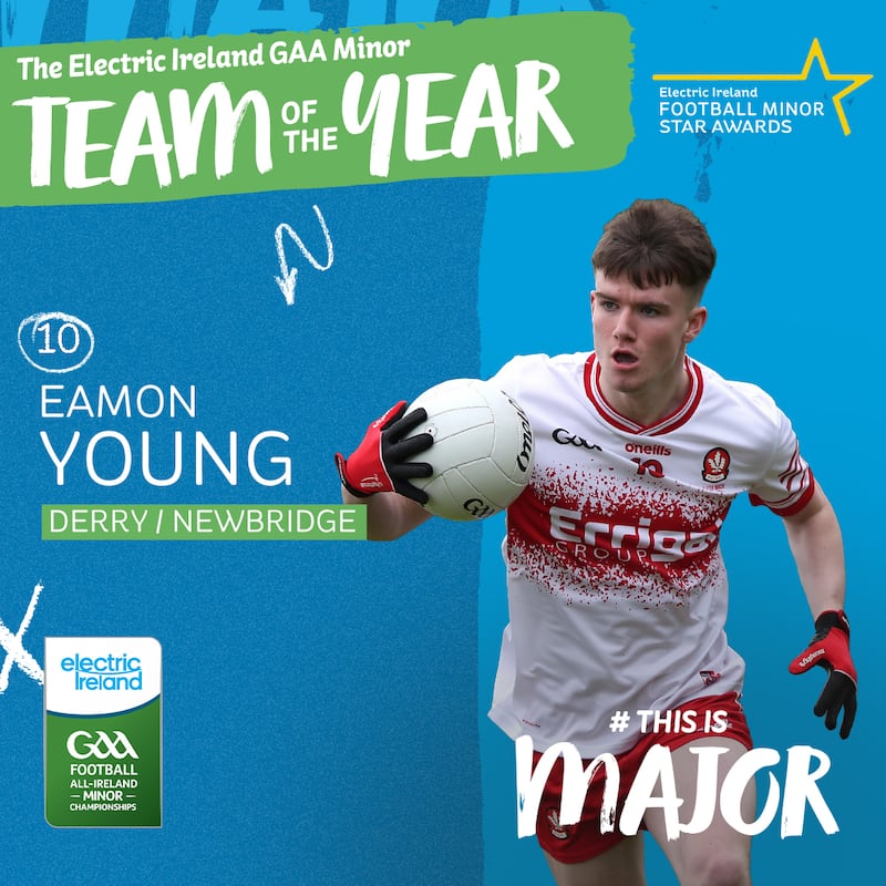 Derry Minor attacker Eamon Young