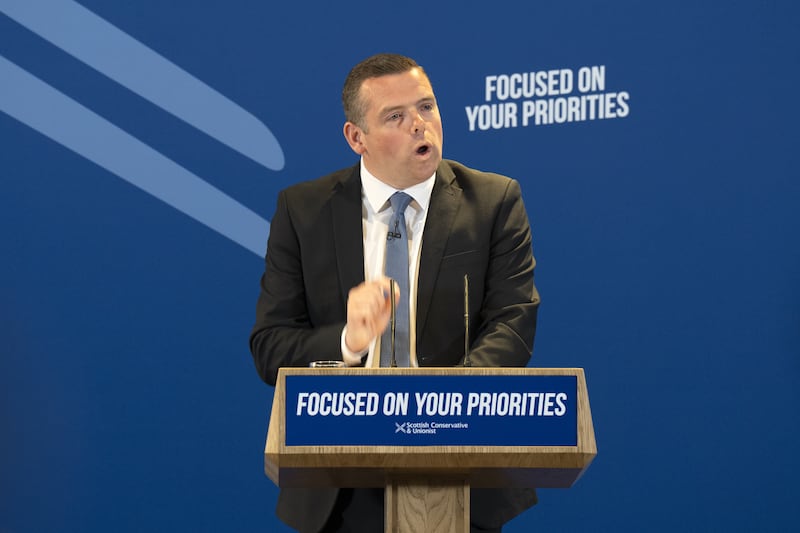 Conservative Douglas Ross was regularly criticised by the SNP when he sat at both Holyrood and Westminster