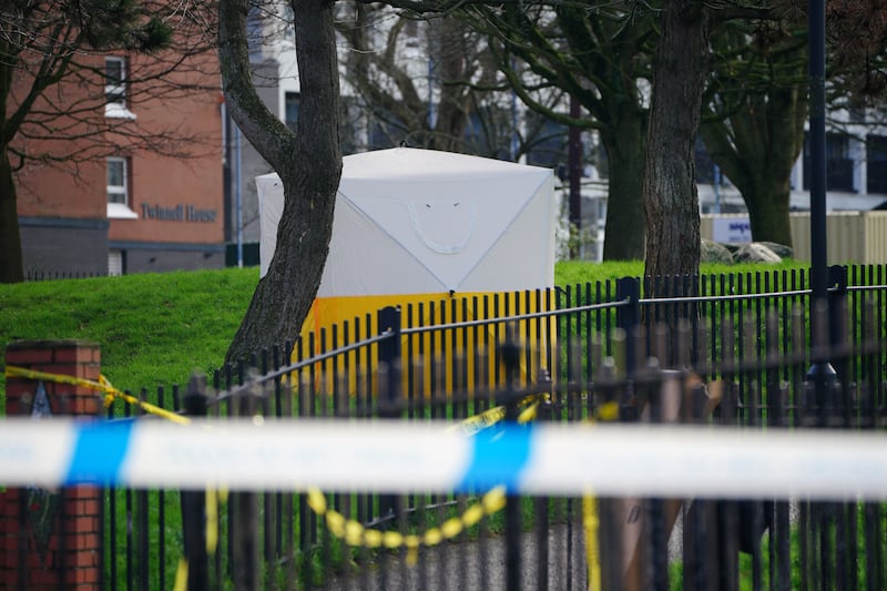 A police tent at Rawnsley Park