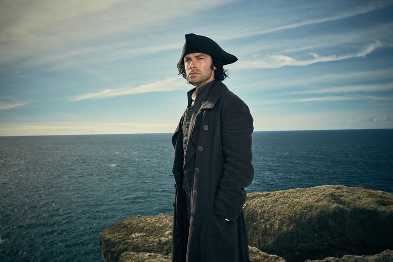 Aidan Turner as Ross Poldark (Mammoth Screen/ Robert Viglasky/PA)