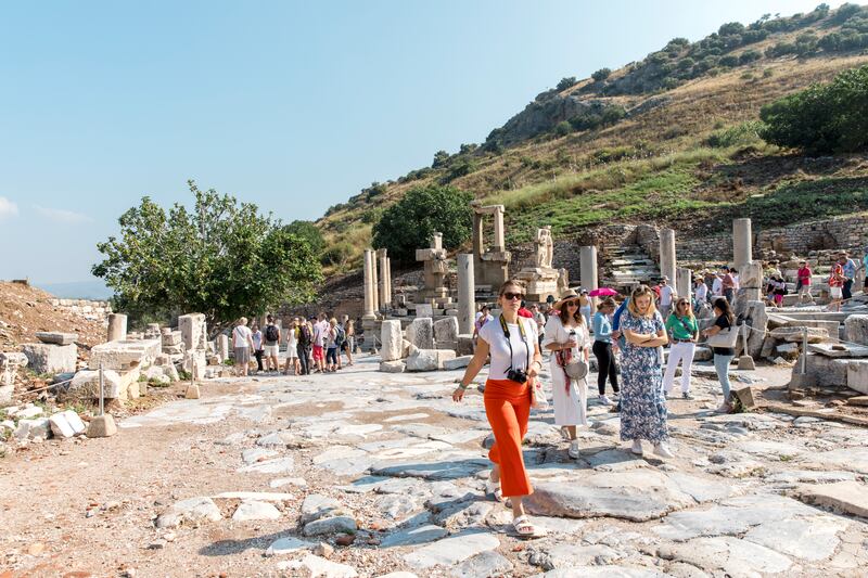 Visiting the historical sites of Ephesus (Intrepid/PA)