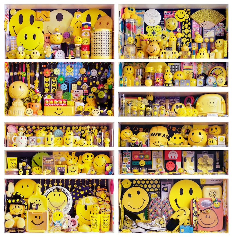 Fatboy Slim's Smiley Collection captured by British photographic artist Mark Vessey (Mark Vessey/PA)