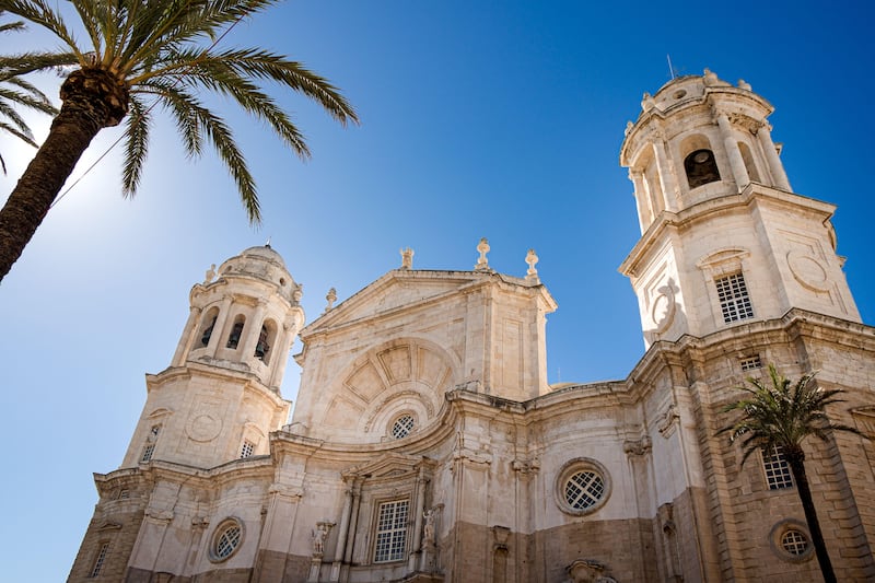 Cadiz’s cathedral is a striking landmark