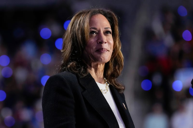 Democratic presidential nominee vice president Kamala Harris (AP Photo/Jacquelyn Martin)