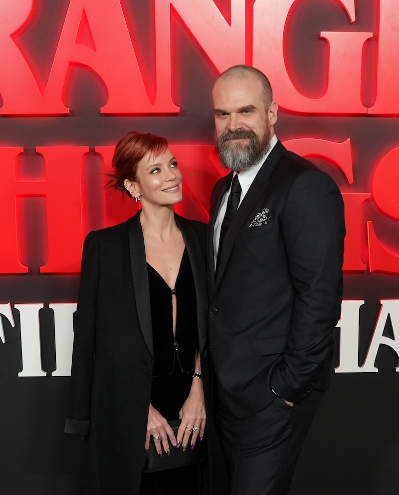 David Harbour and Lily Allen