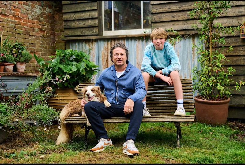 Jamie and Buddy Oliver (Samantha Beddoes/Jamie Oliver Group)