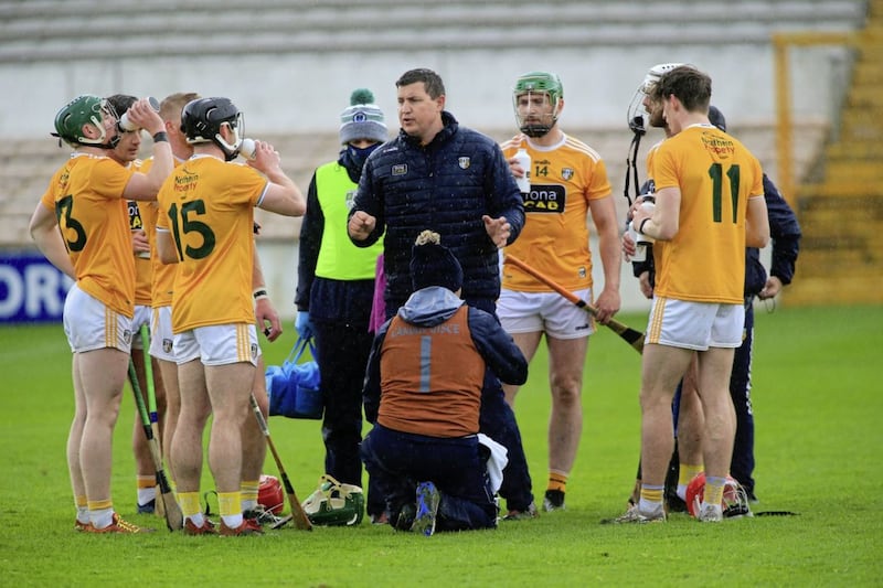 Darren Gleeson has performed exceptionally in as Antrim manager Picture: Seamus Loughran 