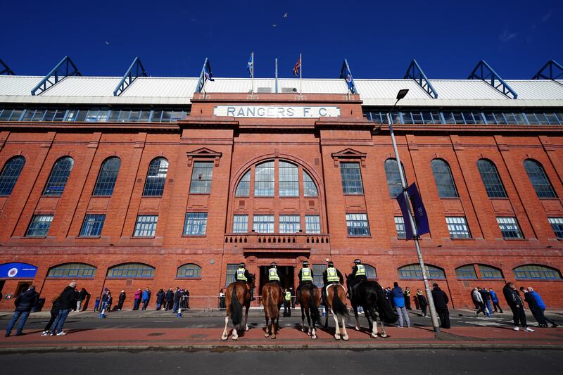 Rangers play Old Firm rivals Celtic at Ibrox on Sunday