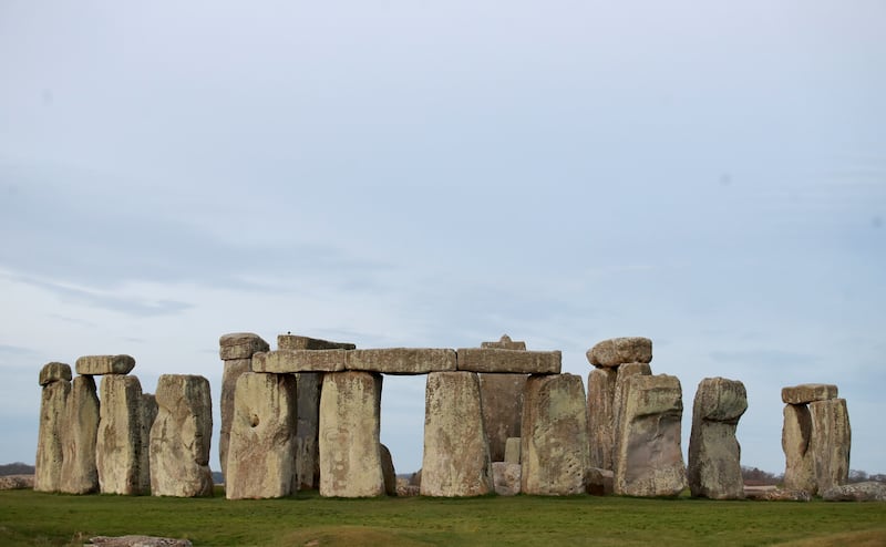 Stonehenge on Salisbury Plain in Wiltshire