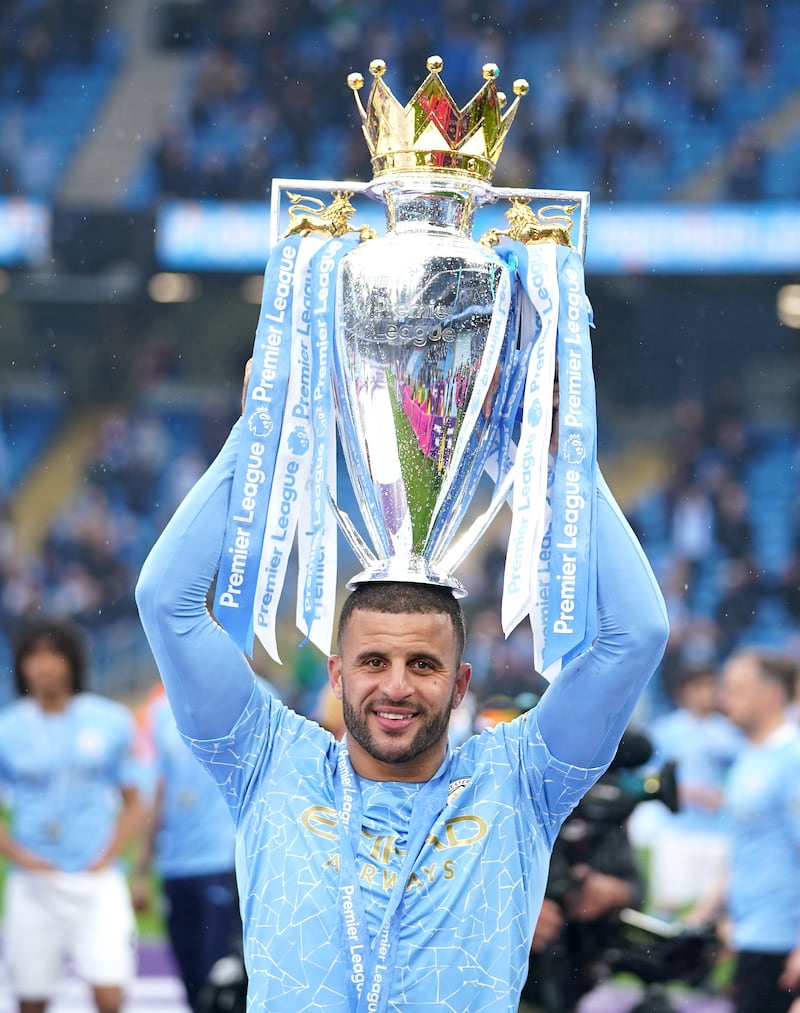 Kyle Walker has won the Premier League six times with City