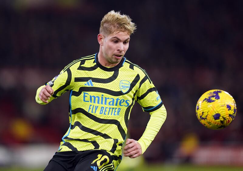 Arsenal’s Emile Smith Rowe appears to be on his way out of the club