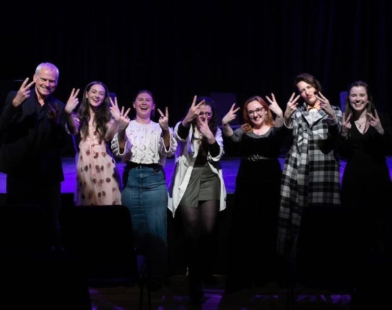 Martin McDonagh and Phoebe Waller-Bridge came to see Two Fingers Up in the Irish Cultural centre in London