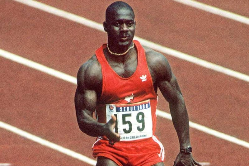 Ben Johnson, pictured at the Seoul Olympics, was one athlete whose clean image was just too good to be true&nbsp;