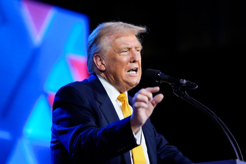 Republican presidential nominee Donald Trump (Evan Vucci/AP)