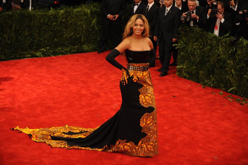 Beyonce attends the Punk’: Chaos To Couture Costume Institute Benefit Met Gala at the Metropolitan Museum in New York