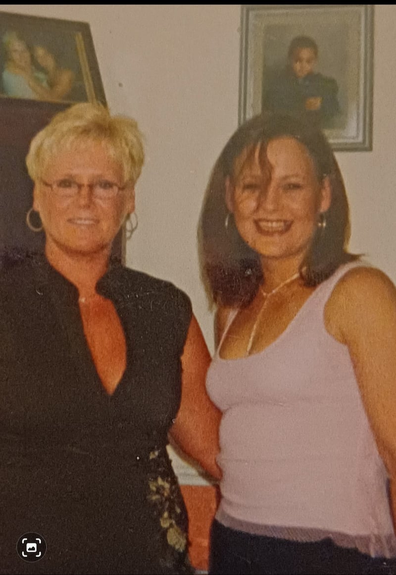 Marion Turner (right) pictured with her mother Martha Gaskell.