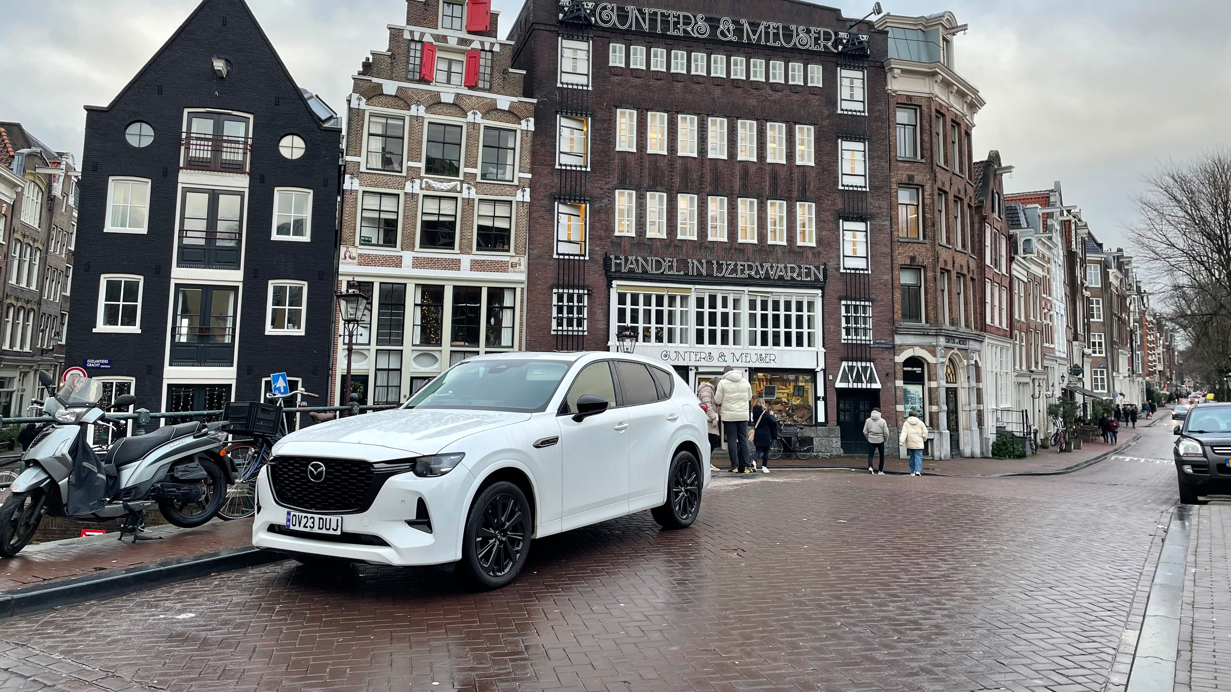 The CX-60 certainly felt large around the streets of Amsterdam