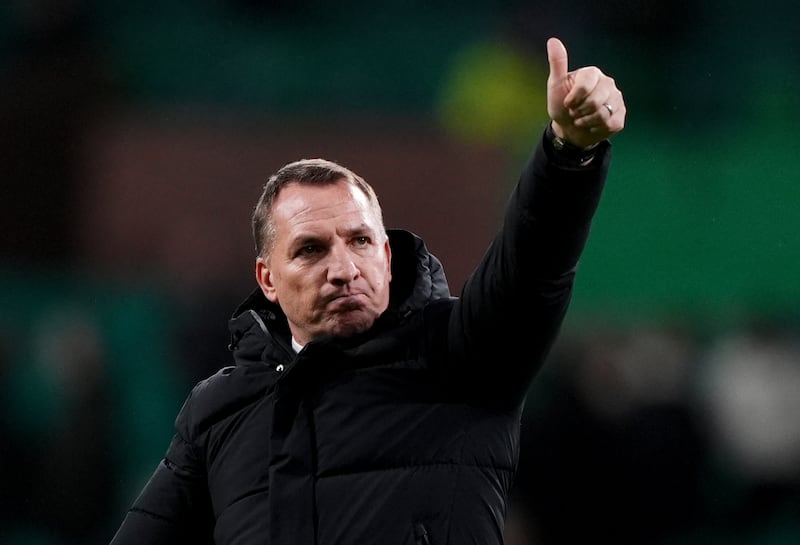 Brendan Rodgers’ Celtic take on rivals Rangers