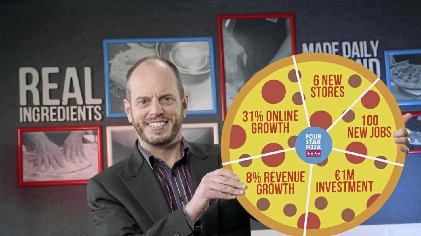 Four Star Pizza director Brian Clarke celebrates a record year for the Irish-owned pizza chain 