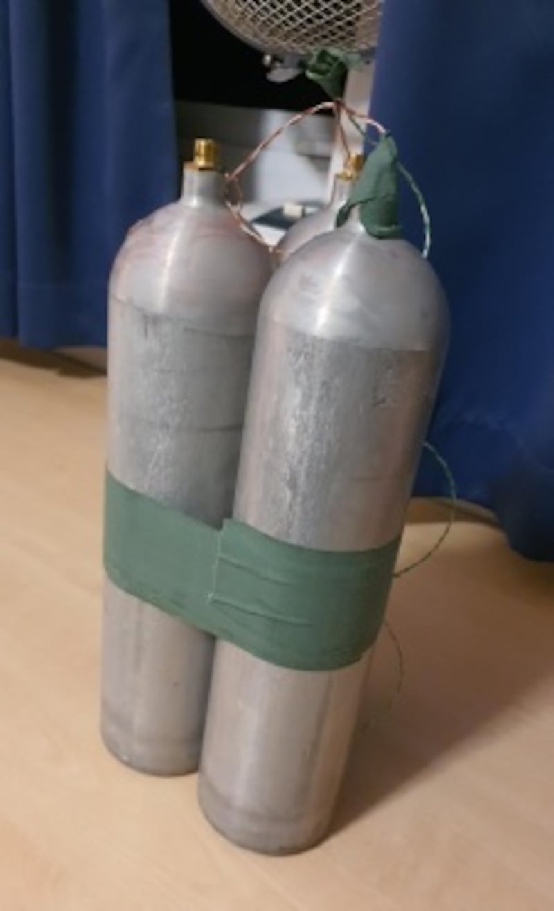 A hoax device made by Khalife