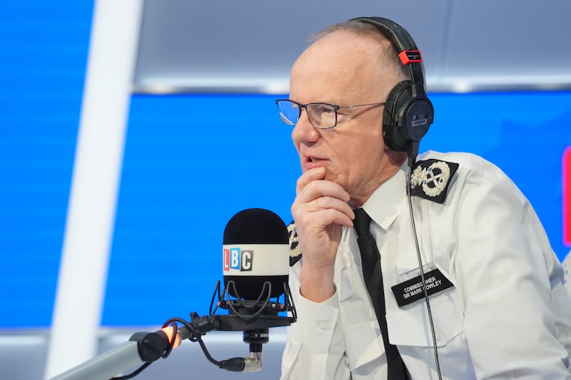 Sir Mark Rowley said he had been lobbying the Government to give him a different mechanism to sack police officers who were unfit to wear the uniform