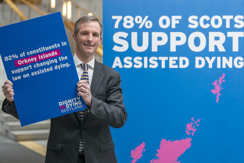 Liberal Democrat MSP Liam McArthur’s Bill would permit assisted dying for terminally ill people in Scotland