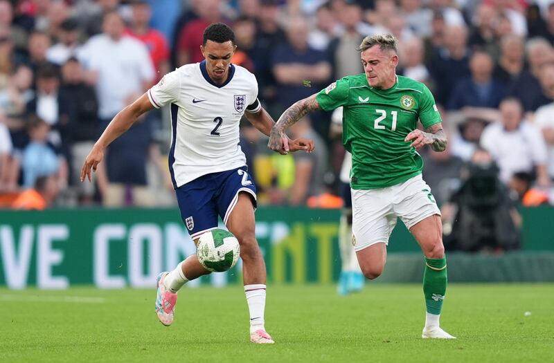 Sammie Szmodics, right, is confident the Republic of Ireland can bounce back from their England disappointment against Greece