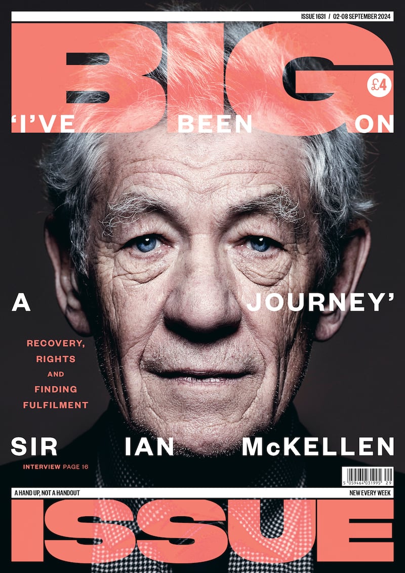 Sir Ian McKellen. (Big Issue)