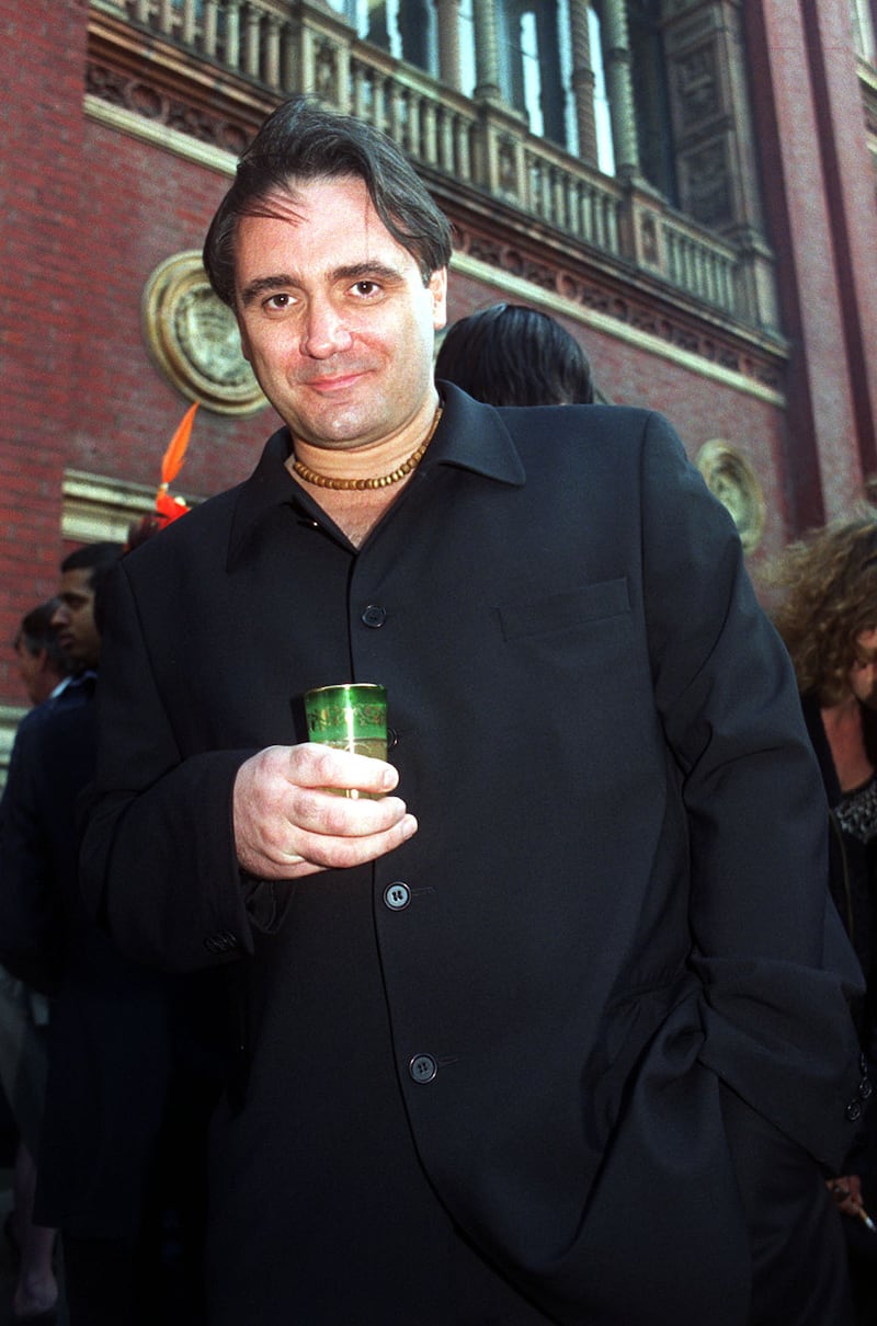 Comedian Tony Slattery at the Orange Prize for Fiction 2000 awards