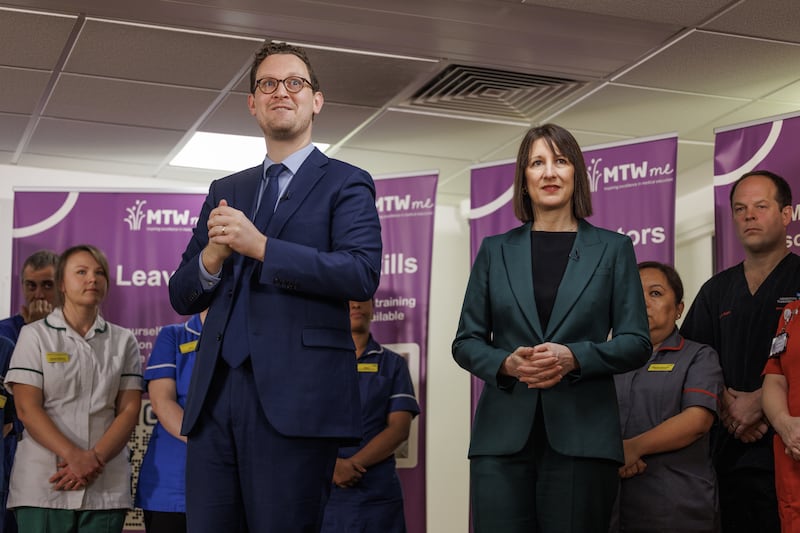 Chancellor of the Exchequer Rachel Reeves, right, and Chief Secretary to the Treasury Darren Jones announced the launch of Phase 2 of the Spending Review